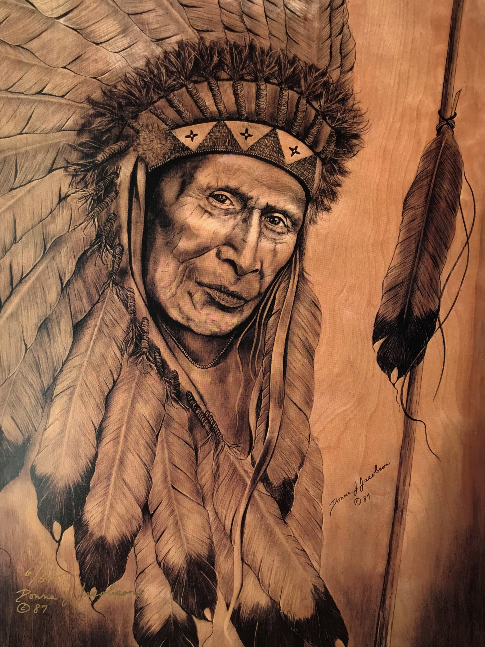 Grandfather Signed Lithograph – Donnajjacobson